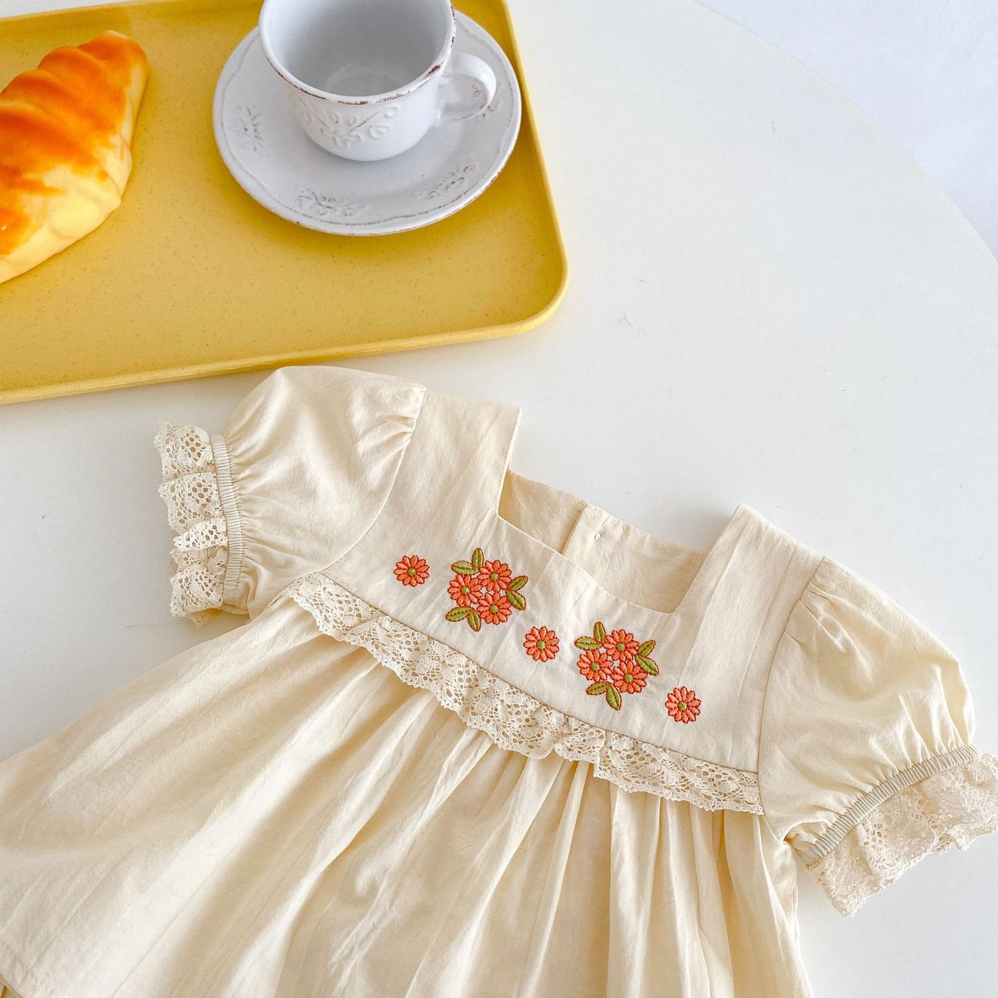 Leilani two piece embroidered set