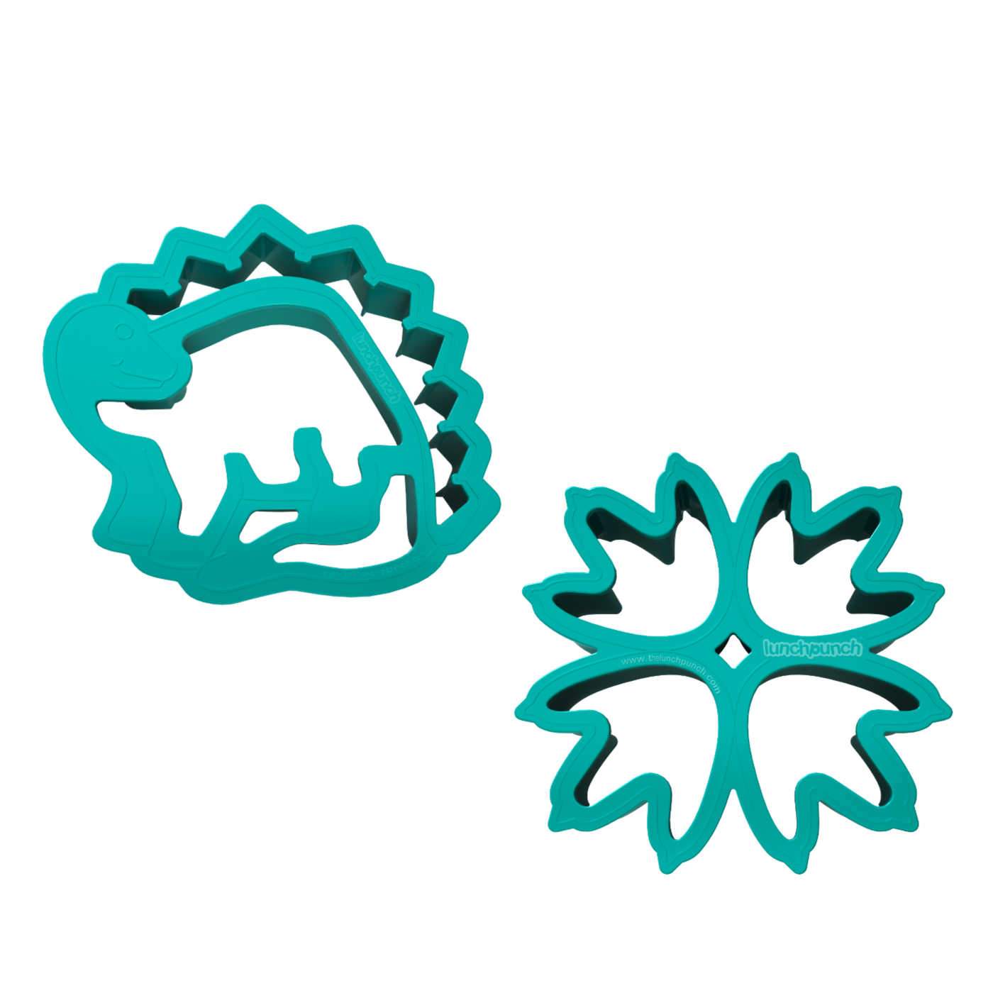 The Lunch Punch | Dinosaur Shape Sandwich Cutters | For Toddlers and Kids