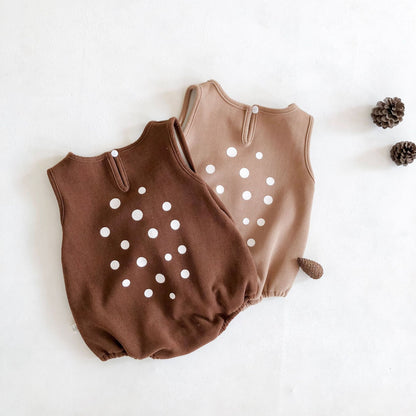 Woodlands Romper Set - Caramel
