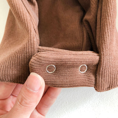 Woodlands Romper Set - Caramel