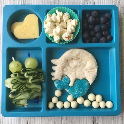 The Lunch Punch | Mermaid Shape Sandwich Cutters | For Toddlers and Kids