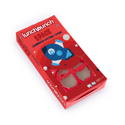 The Lunch Punch | Space Shape Sandwich Cutters | For Toddlers and Kids