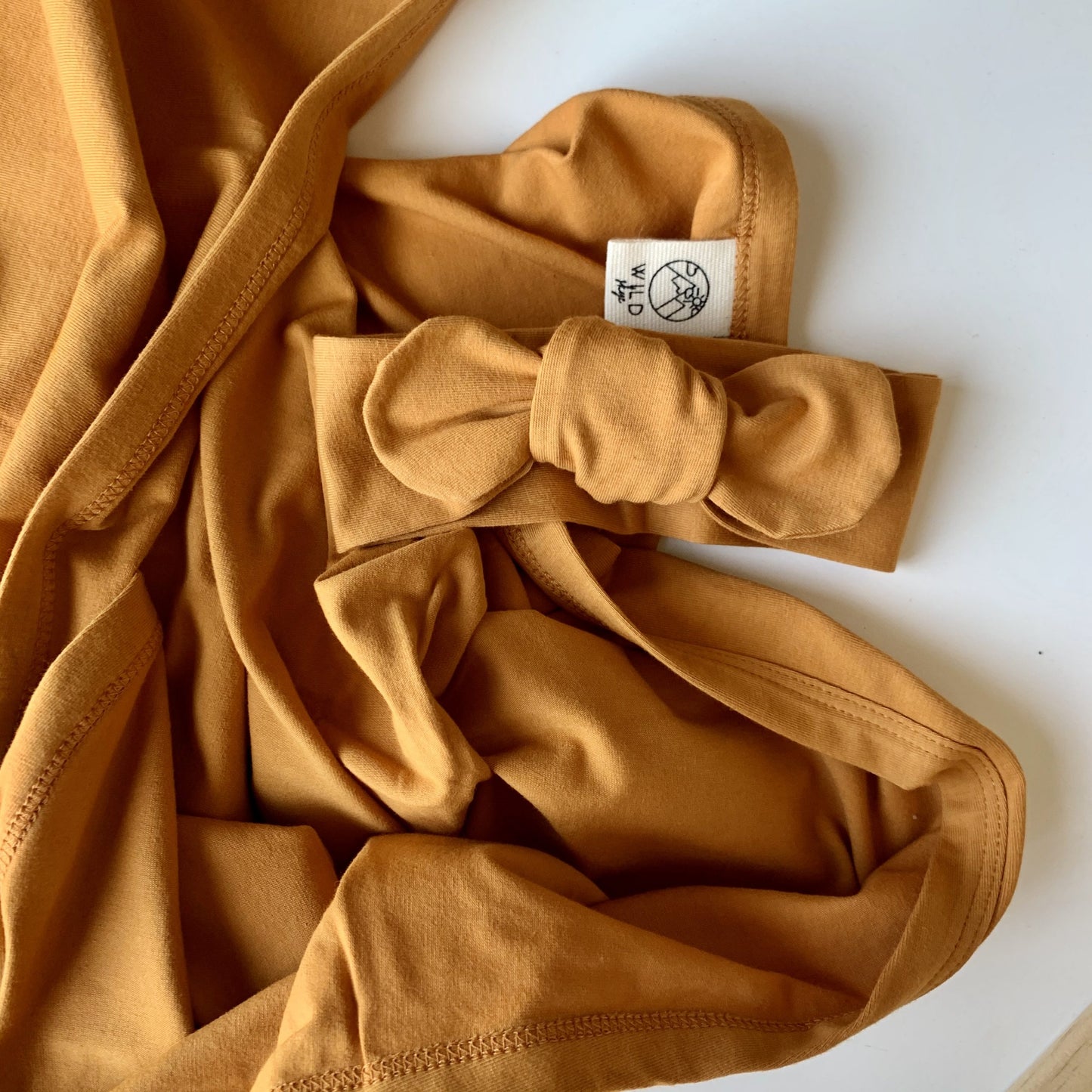 Wild Skye Jersey Wrap Set with Beanie or Topknot - Bronze