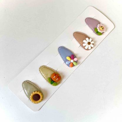 Floral Garden Clip Set