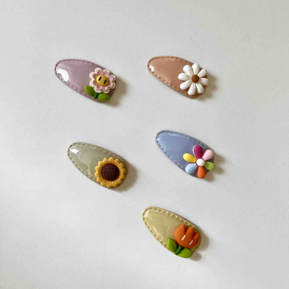 Floral Garden Clip Set