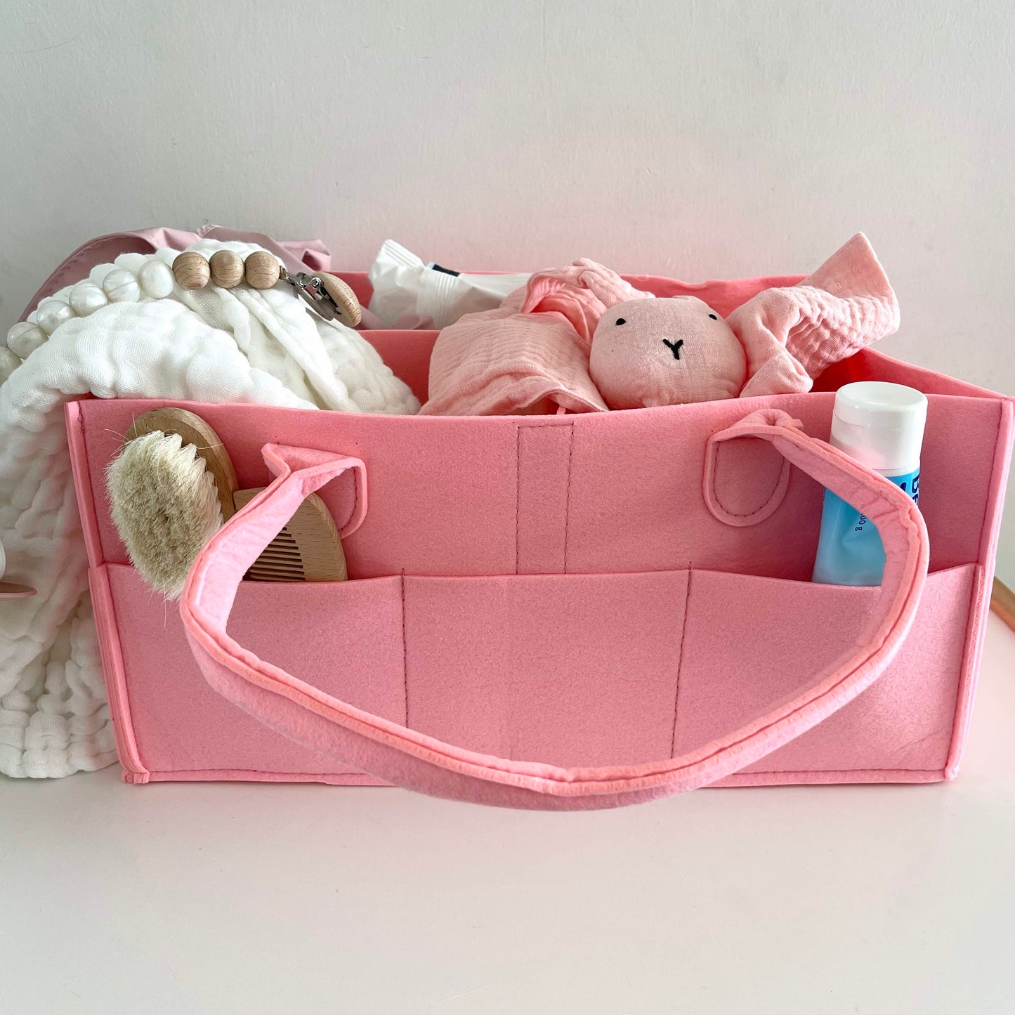 Nappy Caddy/Organiser - Pink