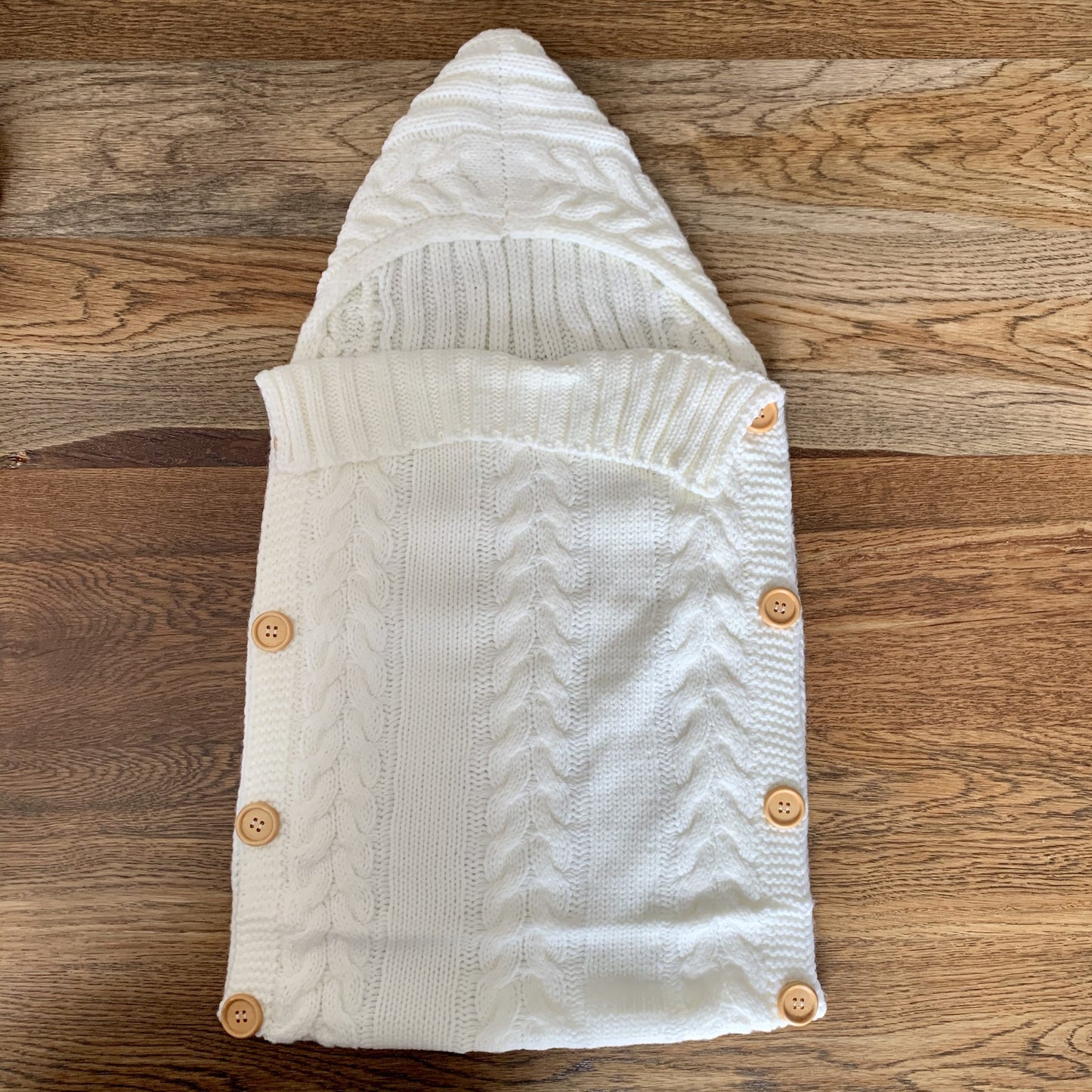 Knitted Baby Sleeping Bag Swaddle