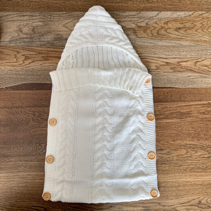 Knitted Baby Sleeping Bag Swaddle