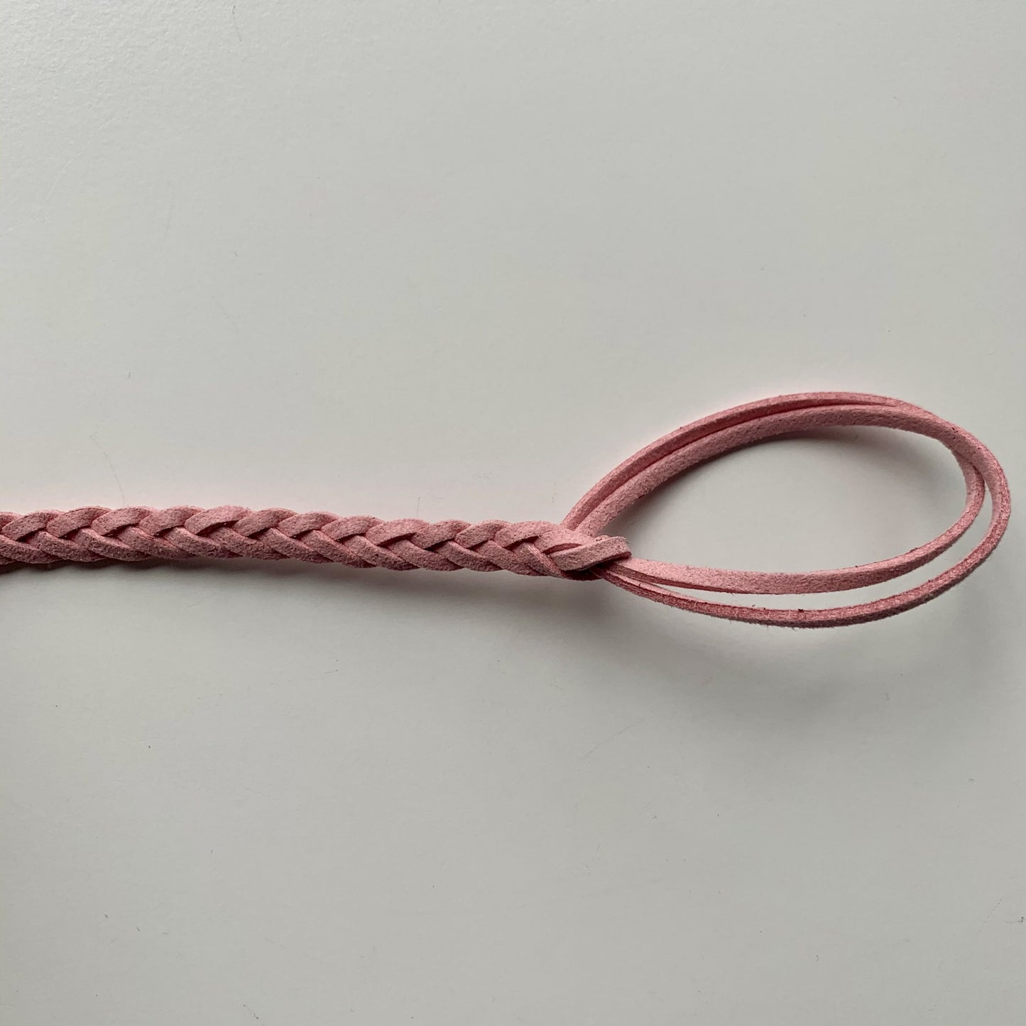 Pacifier Holder - Braided Suede