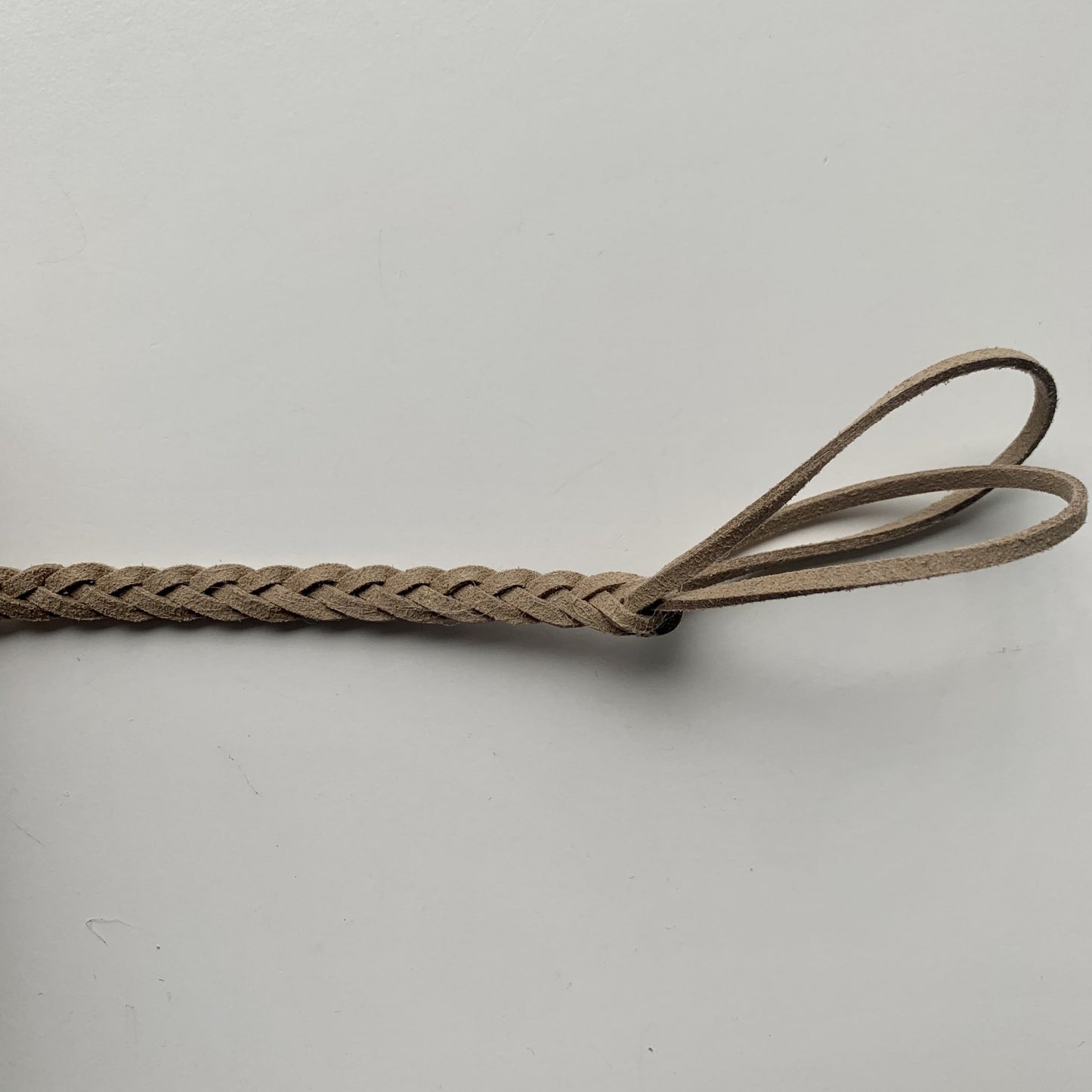 Pacifier Holder - Braided Suede