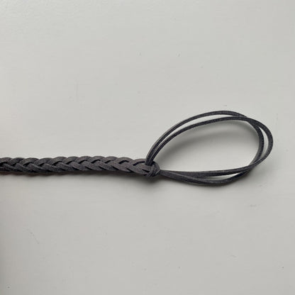 Pacifier Holder - Braided Suede