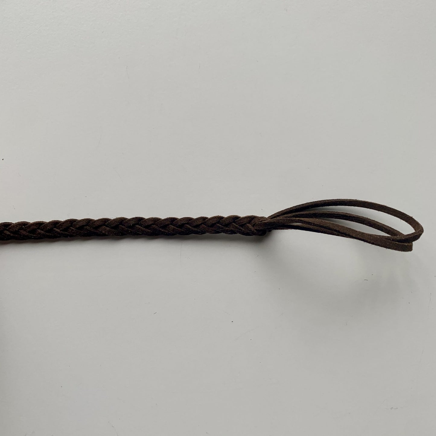 Pacifier Holder - Braided Suede