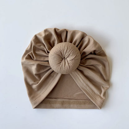 Knotted Turban - Caramel