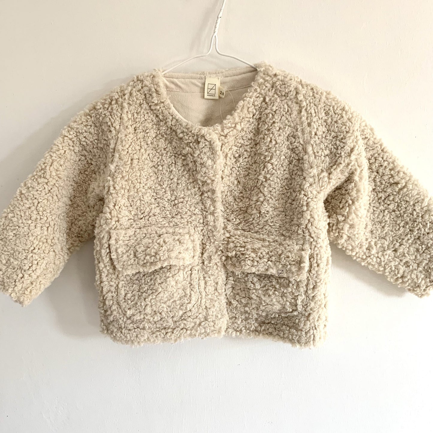 Sienna Sherpa Jacket - Cream