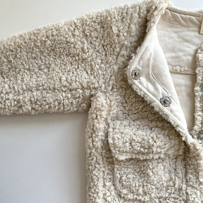 Sienna Sherpa Jacket - Cream