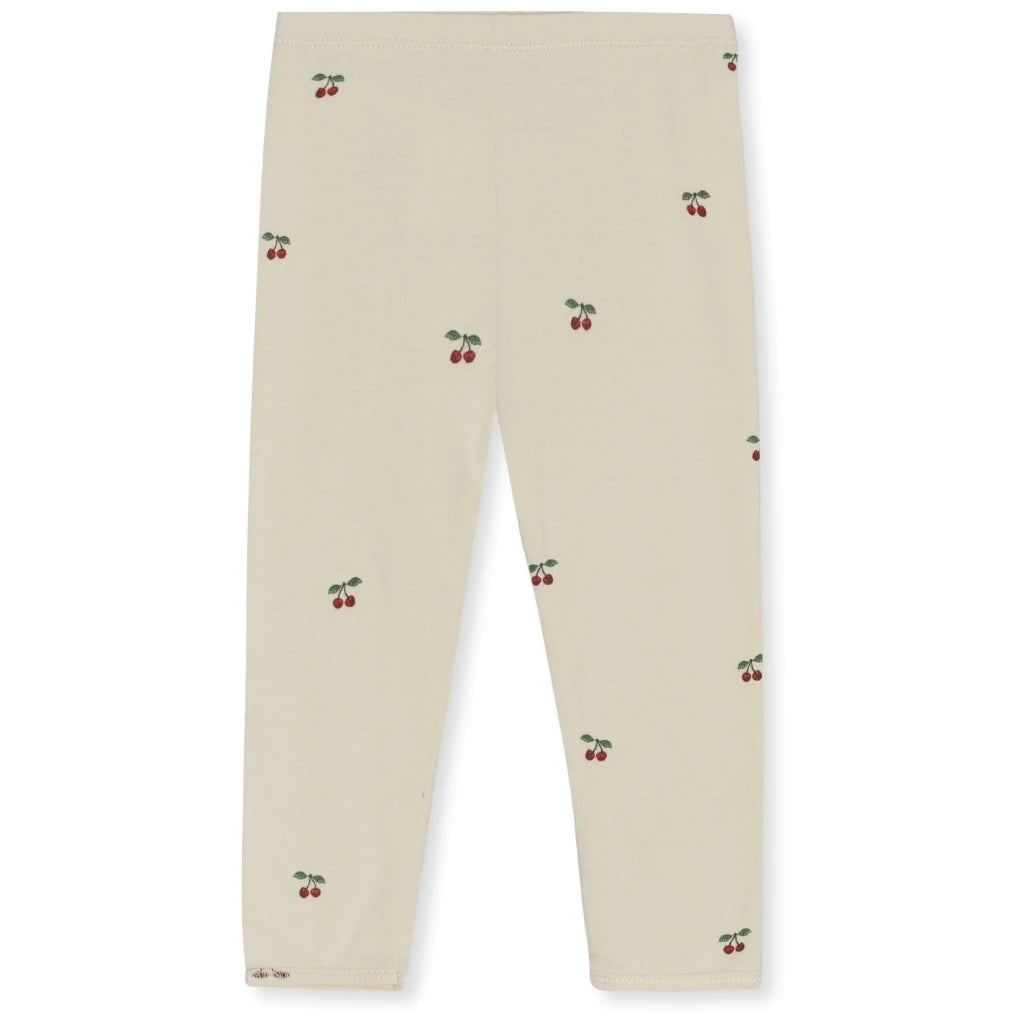 Konges Sloejd Organic Leggings - Cherry