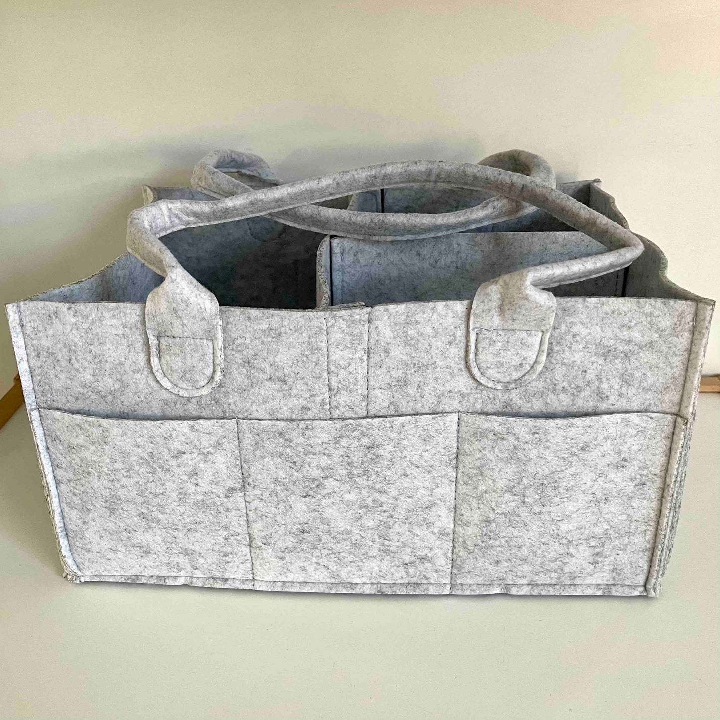 Nappy Caddy/Organiser - Light Grey