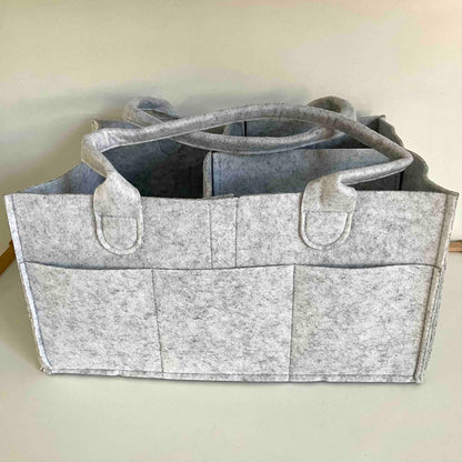 Nappy Caddy/Organiser - Light Grey