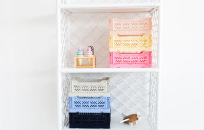 Aykasa - Mini Folding Crate - Baby Blue