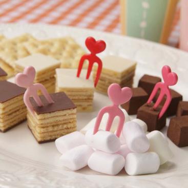 Heart Fork pick set