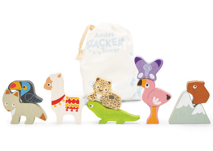 Le Toy Van - Andes Stacking Tower and Bag
