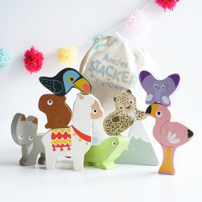 Le Toy Van - Andes Stacking Tower and Bag