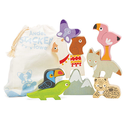 Le Toy Van - Andes Stacking Tower and Bag