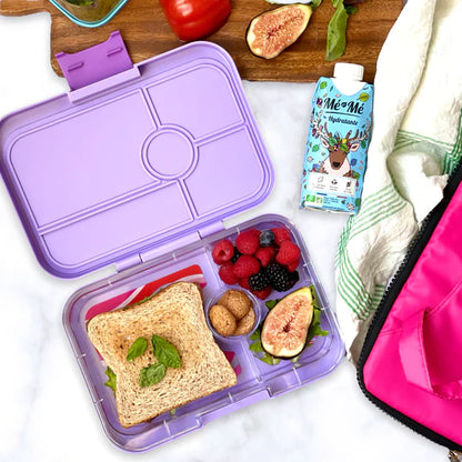Yumbox Tapas Lunch Box | Ibiza Purple with Groovy Tray | 4 Compartment