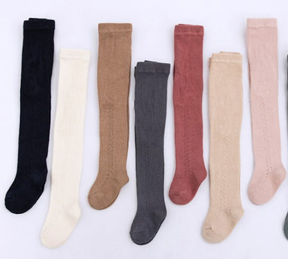 Pointelle Tights - Dusky Rose