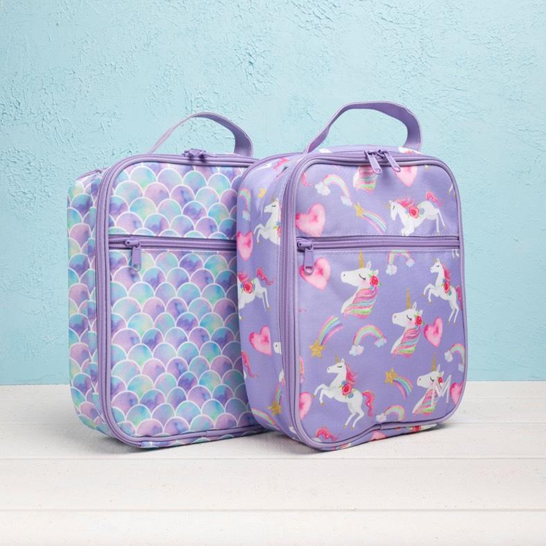 MontiiCo Insulated Lunch Bag with Ice Pack - Unicorn