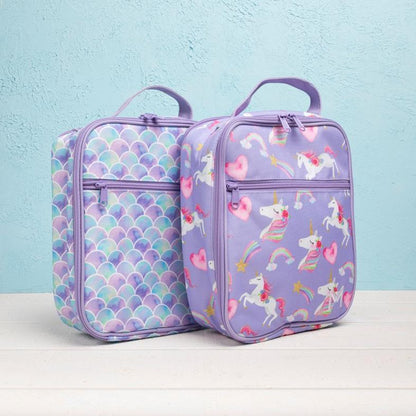 MontiiCo Insulated Lunch Bag with Ice Pack - Unicorn