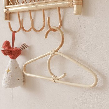 Rattan Kids Clothing Hanger