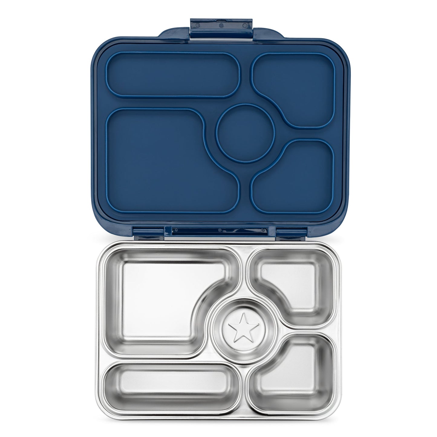 Yumbox Presto | Santa Fe Blue | Stainless Steel Leakproof Bento for Kids & Adults