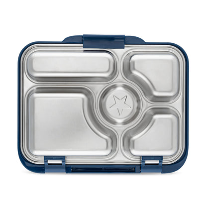 Yumbox Presto | Santa Fe Blue | Stainless Steel Leakproof Bento for Kids & Adults
