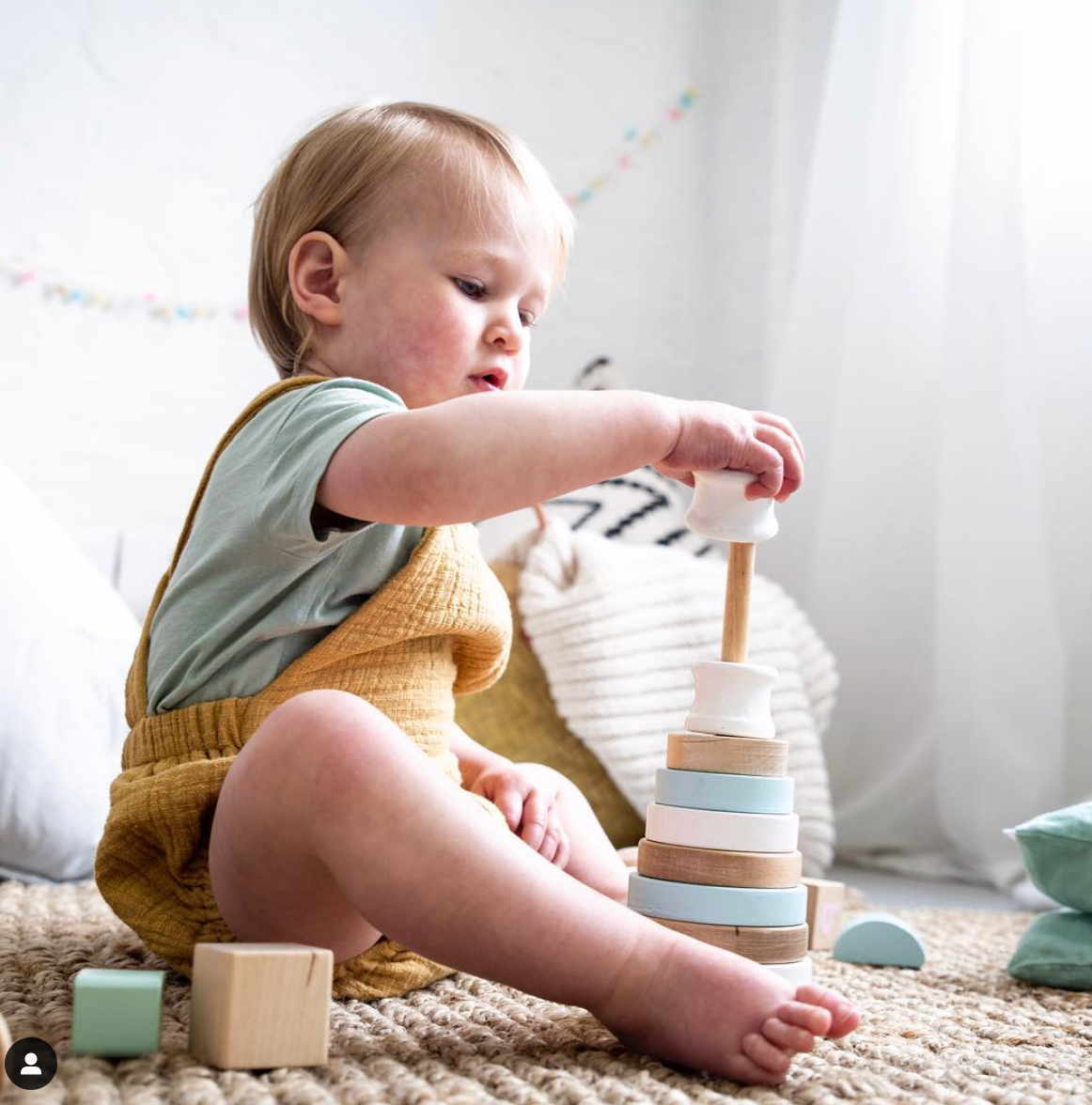 Wooden Stacking Toy - Sky