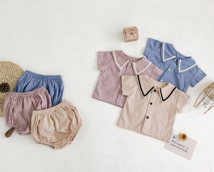 Alexander Shirt and Bloomer Set - Dusty Rose