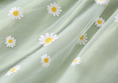 Daisy Romper and Hat Set - Sage