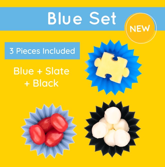 The Lunch Punch Jumbo Silicone Cups - Blue