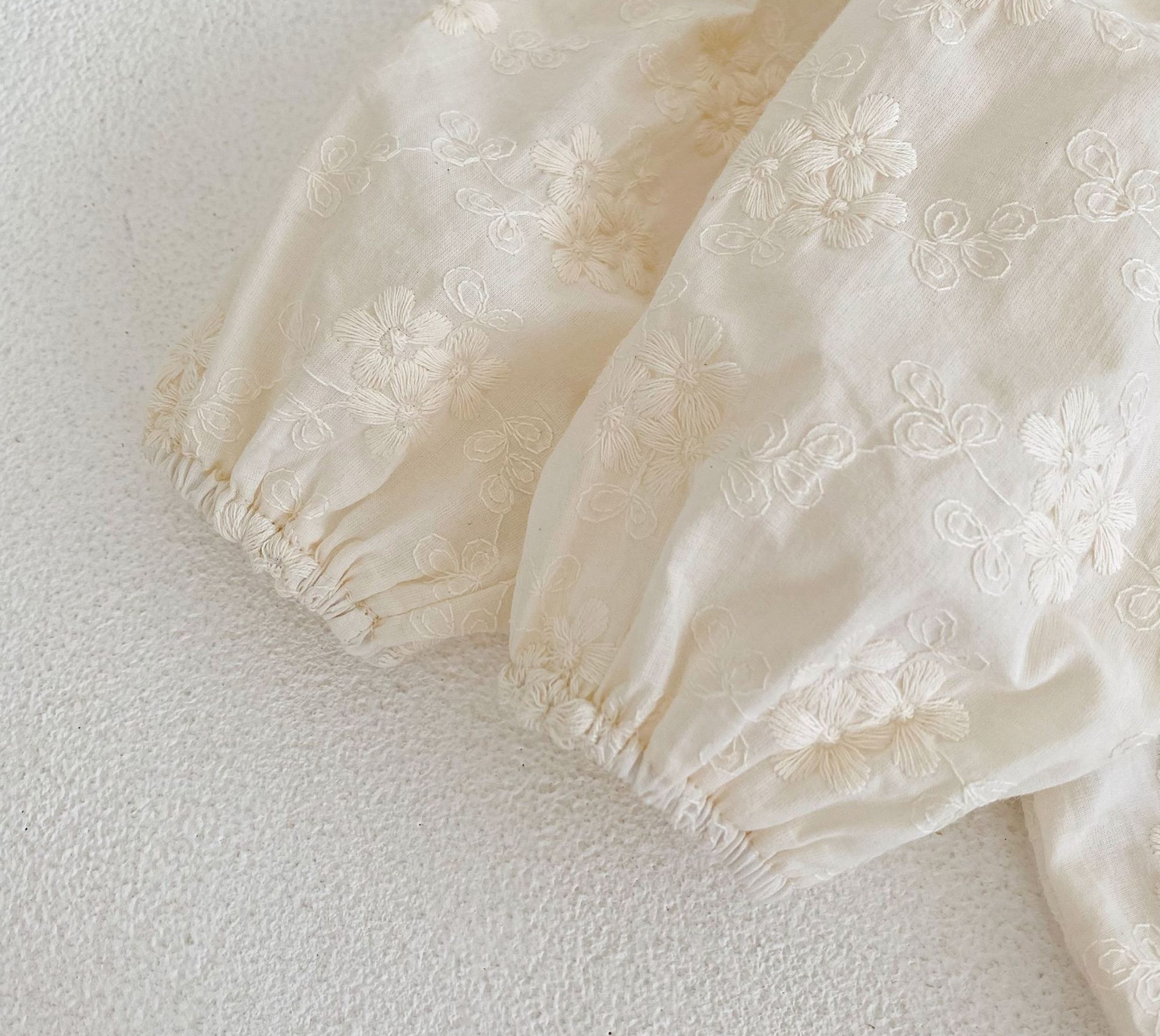 Emma lace collared romper