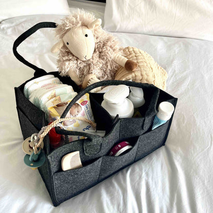 Nappy Caddy/Organiser - Slate
