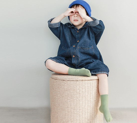 Ribbed Socks Set of 5 - River