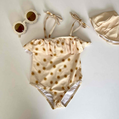 Ruffled One Piece - Sunshine