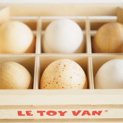 Le Toy Van - Farm Eggs Half Dozen Crate