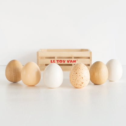 Le Toy Van - Farm Eggs Half Dozen Crate