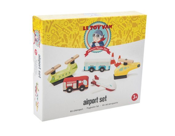 Le Toy Van - Airport set “Chocks Away”