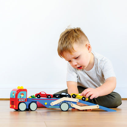 Le Toy Van - Race Car Transporter Set