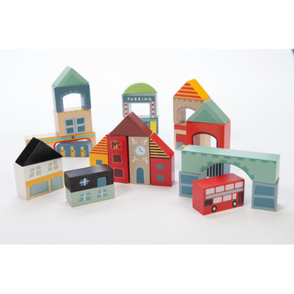 Le Toy Van - Round The Block Wooden Blocks Set