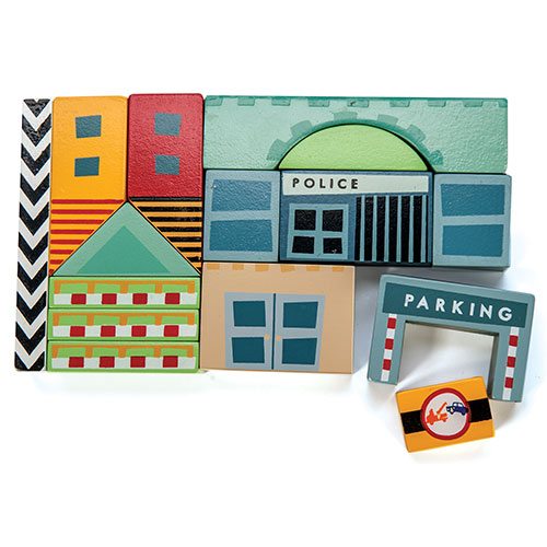 Le Toy Van - Round The Block Wooden Blocks Set
