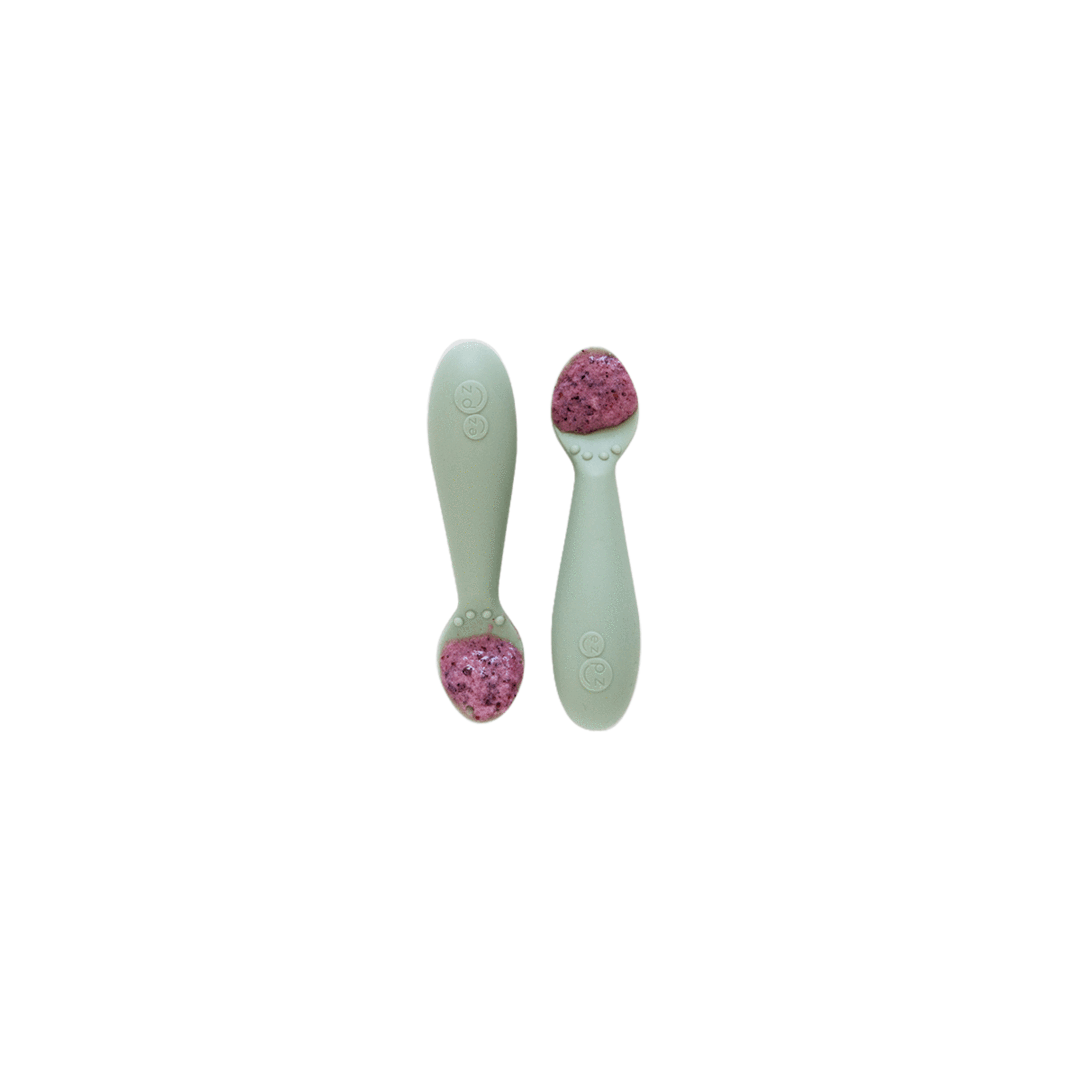 EZPZ - Tiny Spoon Twin-Pack - Sage