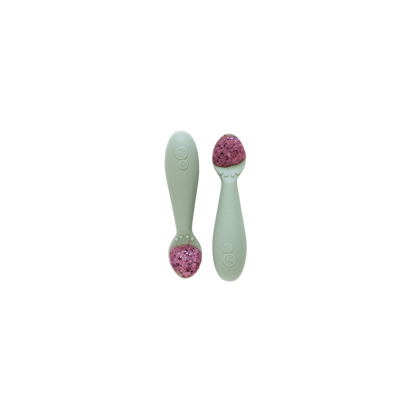 EZPZ - Tiny Spoon Twin-Pack - Sage